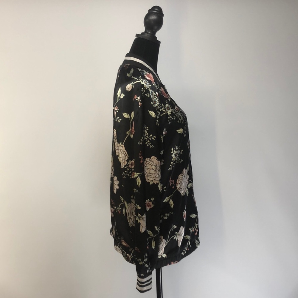 Divided Floral Bomber Jacket - image 4